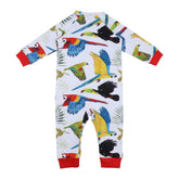 Pamuklu bebek tulumu (organik)